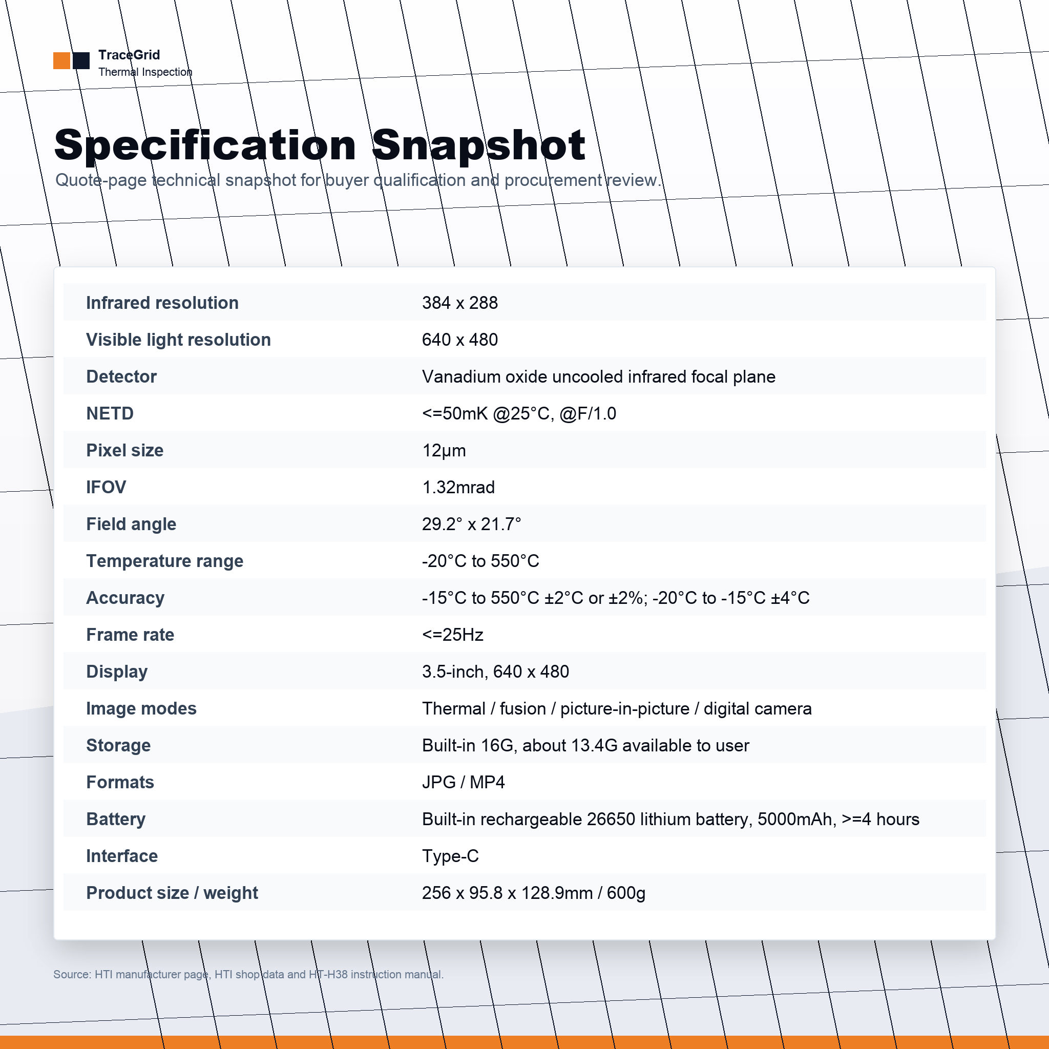 HT-H38 specifications